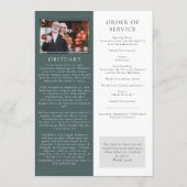 Beerdigung von Müttern Programm (Rückseite)