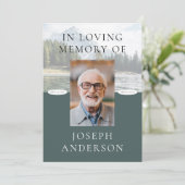 Beerdigung von Müttern Programm (Stehend Vorderseite)