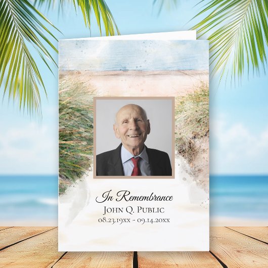 Beerdigung von natürlichen Strandfarben Programm