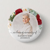 Beerdigung von Rote Rosen mit liebem Gedächtnis, B Button (Vorderseite)