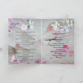 Beerdigung von Schmetterlingen und Kirschblüten Programm (Innenseite)