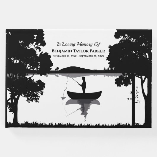 Beerdigung von Schwarz und Weiß für ewig Gästebuch (Vorderseite)