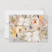 Beerdigung von Wasserfarben dank Karte | Memorial (Rückseite)