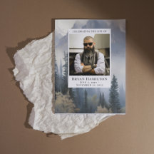 Beerdigung von Wasserfarbenwäldern