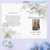 Beerdigung von Weißorchiden Hummingbird Flyer (Einzeln)