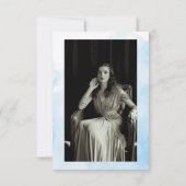 Beerdigung von Wolken Foto Danke Karte (Rückseite)