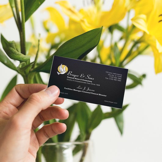 Beerdigung Zuhause & Krematorie Visitenkarte