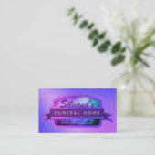 Beerdigung - Zuhause Slogans Business Cards Visitenkarte (Stehend Vorderseite)