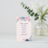 Beerdigung zum Leben Sparkler Abschied Visitenkarte (Stehend Vorderseite)