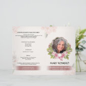 Beerdigungsauftrag des Flyers des Dienstprogramms (Stehend Vorderseite)