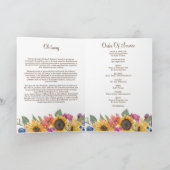 Beerdigungsauftrag des Fotos Karte (Innenseite)