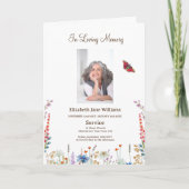 Beerdigungsauftrag des Fotos Karte (Vorderseite)