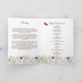 Beerdigungsauftrag des Fotos Karte (Innenseite)