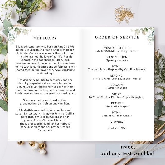 Beerdigungsauftrag des Gründenkmals-Programms