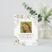 Beerdigungsauftrag | Elegant Rosa Blossom (Stehend Vorderseite)