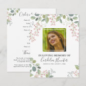 Beerdigungsauftrag | Elegant Rosa Blossom (Vorne/Hinten)