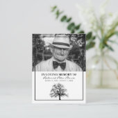 Beerdigungsauftrag | Elegant Tree Vielen Dank (Stehend Vorderseite)