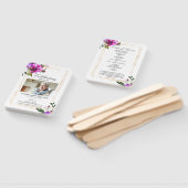 Beerdigungsauftrag Lila Blume Set der Fans Fächer (Non-assembled)