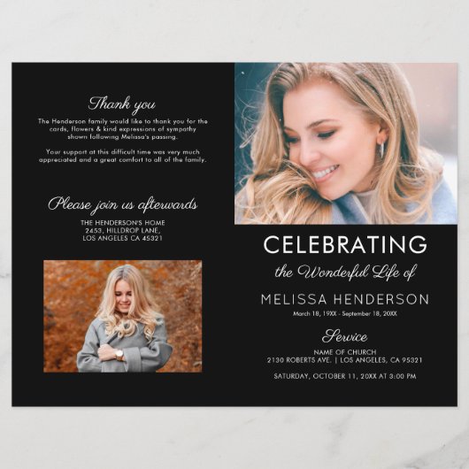 Beerdigungsauftrag | Memorial (Vorderseite)