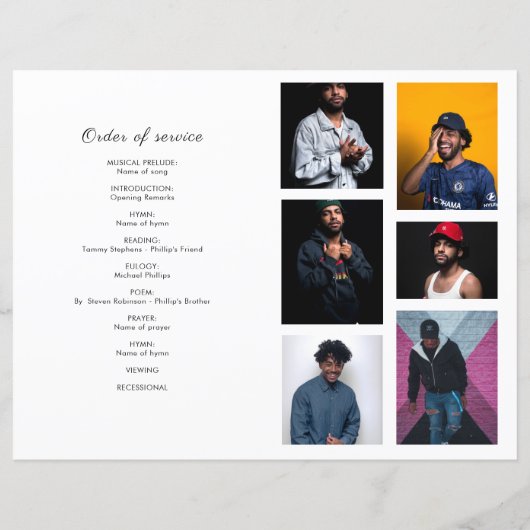 Beerdigungsauftrag | Memorial (Rückseite)