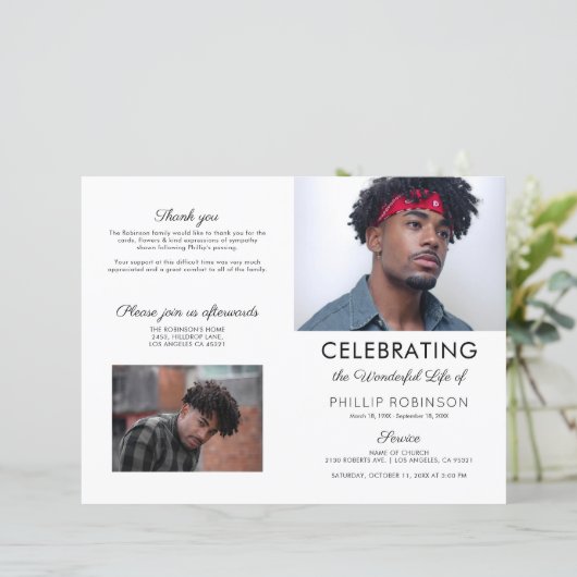 Beerdigungsauftrag | Memorial (Stehend Vorderseite)