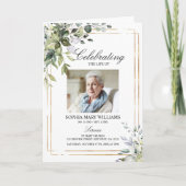 Beerdigungsauftrag | Programm "Grüne Erinnerung" (Vorderseite)