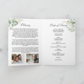 Beerdigungsauftrag | Programm zur Gedenkstätte (Innenseite)