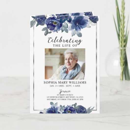 Beerdigungsauftrag | Programm zur Gedenkstätte (Vorderseite)