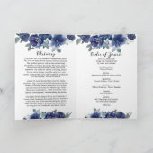 Beerdigungsauftrag | Programm zur Gedenkstätte (Innenseite)