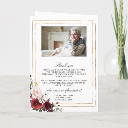 Beerdigungsauftrag | Programm zur Gedenkstätte (Rückseite)