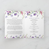 Beerdigungsauftrag | Programm zur Gedenkstätte (Innenseite)