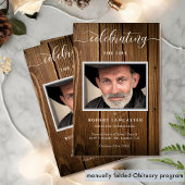 Beerdigungsauftrag, Rustikales Gedenkprogramm