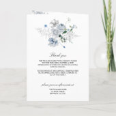 Beerdigungsauftrag, Wildblumen-Programm Programm (Rückseite)