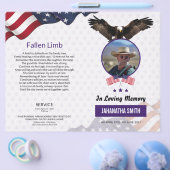 Beerdigungsbogen für die Militärarmee Flyer (Einzeln)