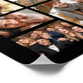 Beerdigungsdenkmal 100 FotoCollage Poster (Ecke)