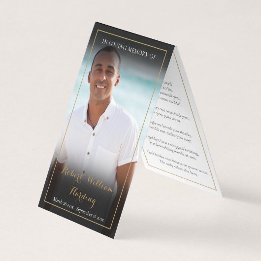 Beerdigungsdenkmal 2 Fotos Gefällige Karten (Vorderseite)