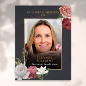 Beerdigungsdenkmal Blumenfeier Foto Poster