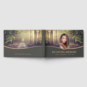 Beerdigungsdenkmal des Fotos Wald Gästebuch (Voll)