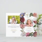 Beerdigungsdenkmal florale Reihenfolge des Dienstp (Stehend Vorderseite)