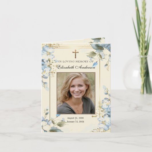 Beerdigungsdenkmal Foto Katholisches Gebet Vielen (Vorderseite)