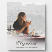 Beerdigungsdenkmal für das Foto des liebenden Gedä Fotoplatte (Vorderseite)