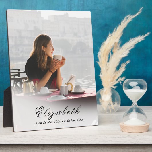 Beerdigungsdenkmal für das Foto des liebenden Gedä Fotoplatte (Seite)