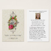 Beerdigungsdenkmal Gebet St. Therese (Vorne & Hinten)