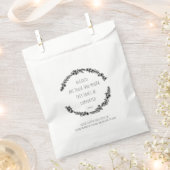 Beerdigungsdenkmal-Kranz Samentasche Geschenktütchen (Ausgeschnitten)