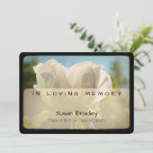 Beerdigungsdienst 2 Inv. Vintag Einladung (Stehend Vorderseite)