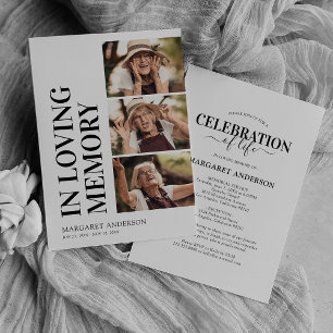 Beerdigungsdienst 3 Foto Einladung