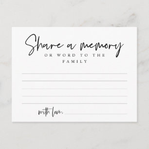 Beerdigungsdienst, Gedächtnisaustausch, Word Famil Postkarte