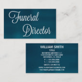 Beerdigungsdirektor Bürste Visitenkarte (Vorne/Hinten)