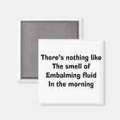 Beerdigungsdirektor der Funny Beerdigung - Geschen Magnet (Vorderseite/Rückseite)