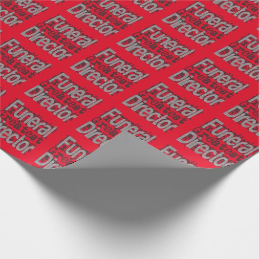 Beerdigungsdirektor Geschenkpapier (Ecke)